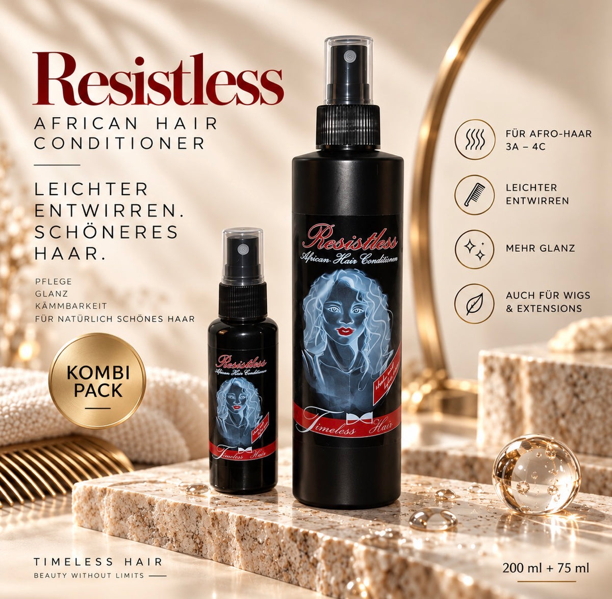 Resistless - african hair Conditioner Kombipack